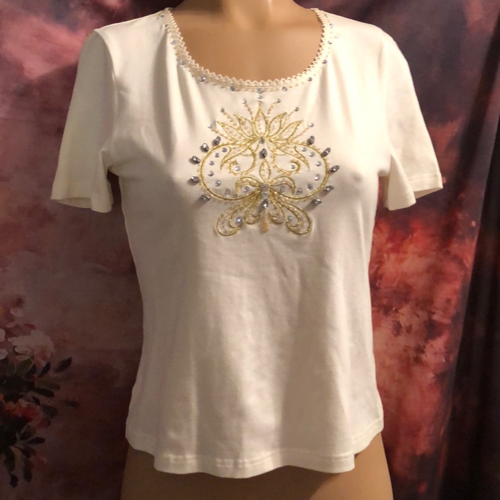 New beaded top with tags from Christine Phillips S
